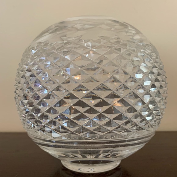 Waterford Crystal Glandore Laurel Cut Rose Bowl 1970’s - Picture 5 of 5